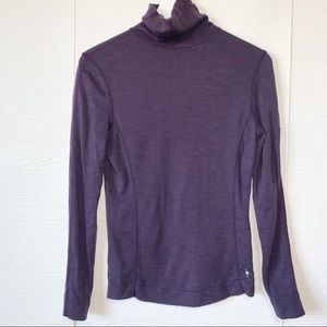 SmartWool Purple Turtle Neck Top